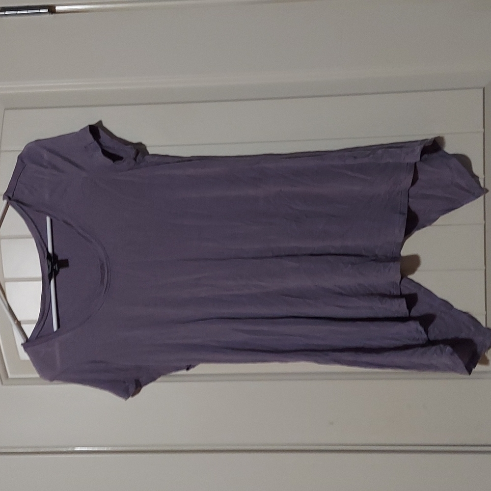 Purple tunic shirt